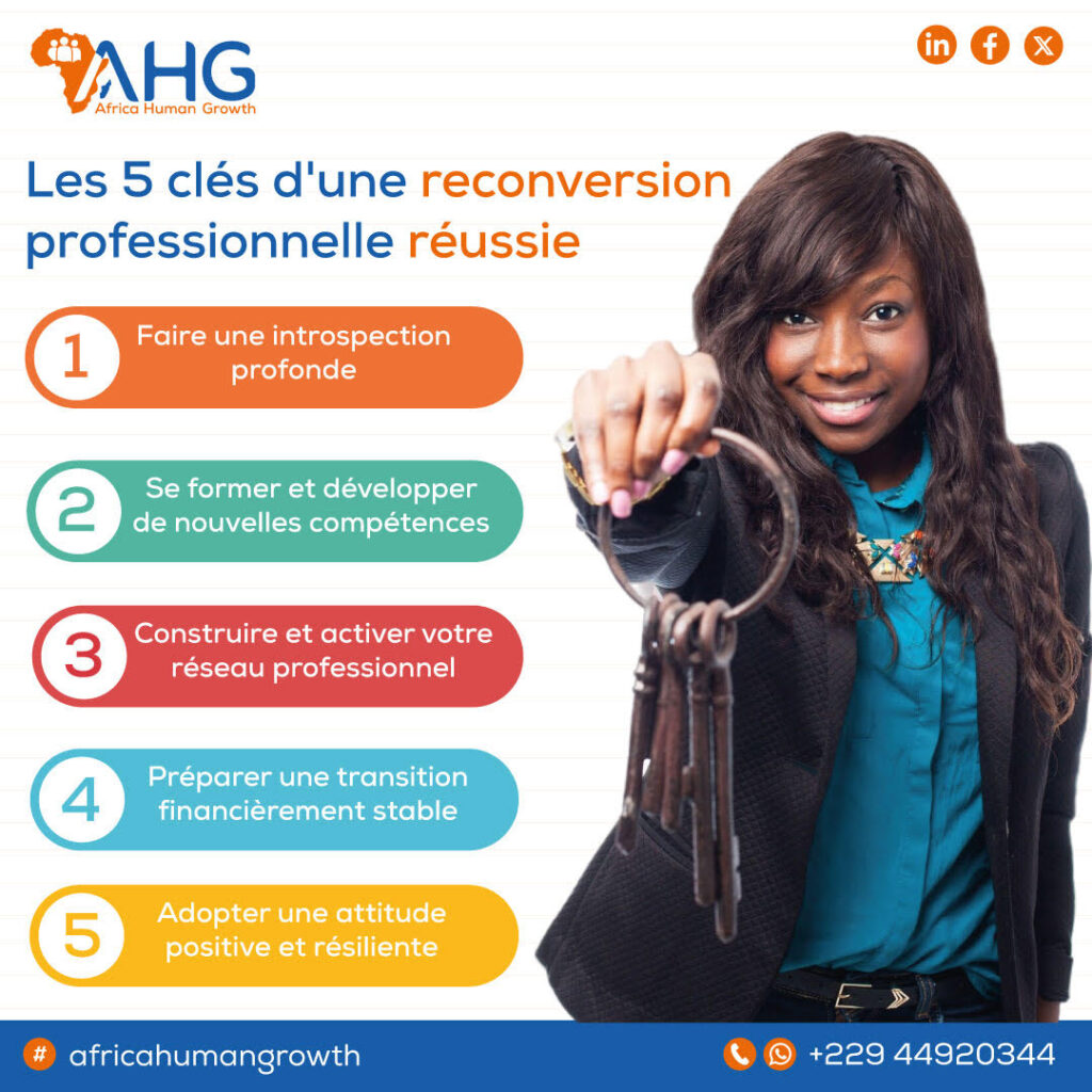 Les 5 clés d’une reconversion professionnelle réussie